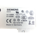 Siemens 5SX21 C20 Sicherungsautomat + 5SX9100 HS Hilfsschalter