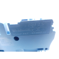 Weidmüller ZDU 2,5 Durchgangs-Reihenklemme blau VPE 9 Stk.