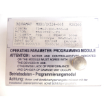 Indramat MOD1/1X324-005 Programmiermodul - TDM1.2-100-300-W1 SN: 219081-10793