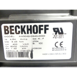 Beckhoff AM3042-0G40-0000 Servomotor SN: 1738102399 - IP54