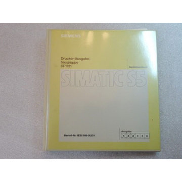 Siemens 6ES5998-0UD11 Handbuch