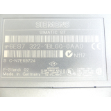 Siemens SM322 6ES7322-1BL00-0AA0 Digitalausgabe E-Stand: 02 SN: C-N7E69724