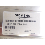 Siemens 6ES7390-1AE80-0AA0 E-Stand: 01 Profilschiene  482,6mm SN: KXL5