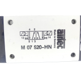 airtec M 07 520-HN Magnetventil mit 2 x SP 011 Magnetspulen 24V 4,2W