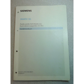 Siemens 6ES5998-8MC11 Manual