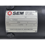 SEM MT30Z4-85 Ferrite Brushed DC Servomotor SN:G12661